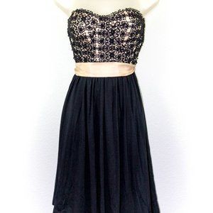 Anthropologie Black Cocktail Dress NWT
